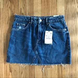 NWT Zara Denim Mini Skirt